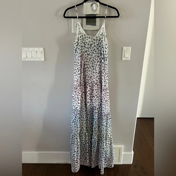 CAMI NYC Naria Dress in Multi Rainbow Butterfly - Picture 6 of 13